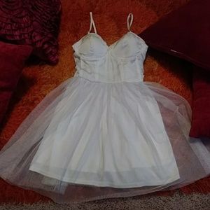 Gypsy Silky Organza White Dress or Nightgown